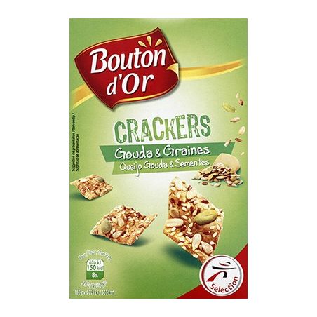 Bouton Or Bo Crackers Fromage Graine 70G
