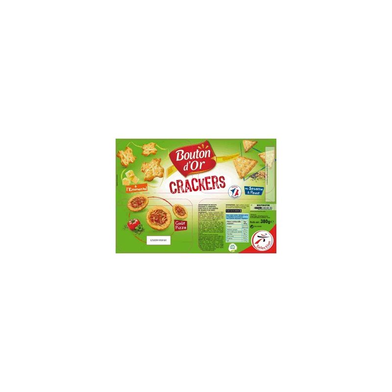 Bouton Or Coffret Crackers 380