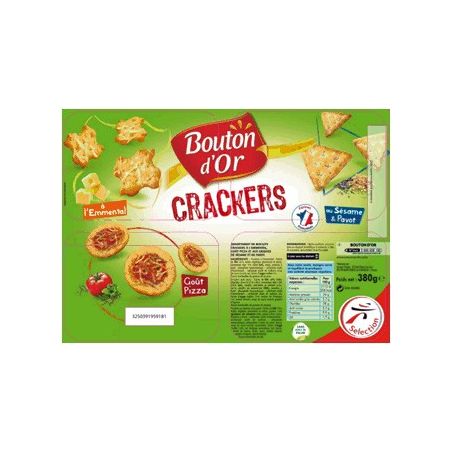 Bouton Or Coffret Crackers 380