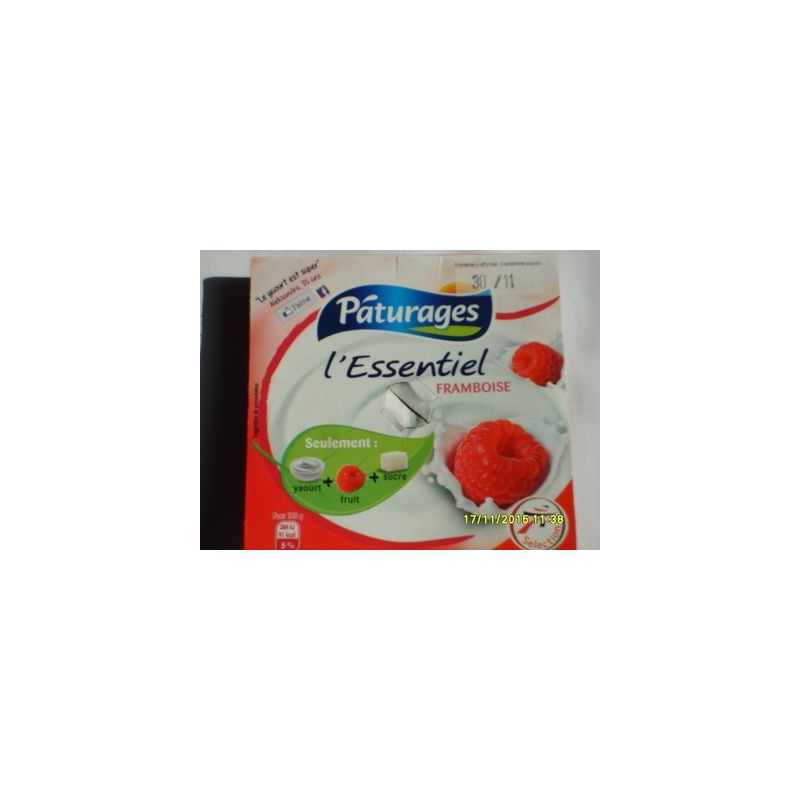 Paturages Pat L Essentiel Framb 4X100G