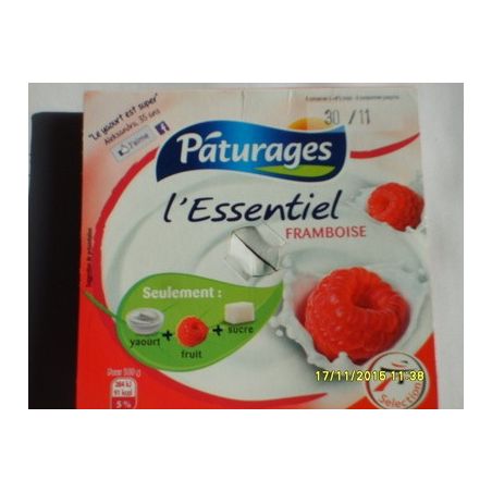Paturages Pat L Essentiel Framb 4X100G