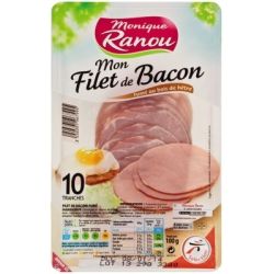 Ranou Filet Bacon Fume10T100G