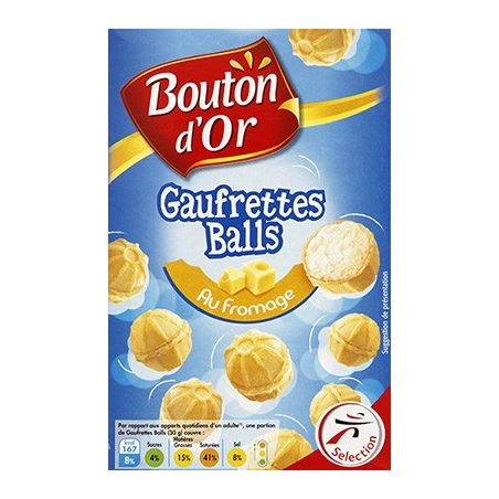 Bouton Dor Bo Gaufrette Balls Fromage75G
