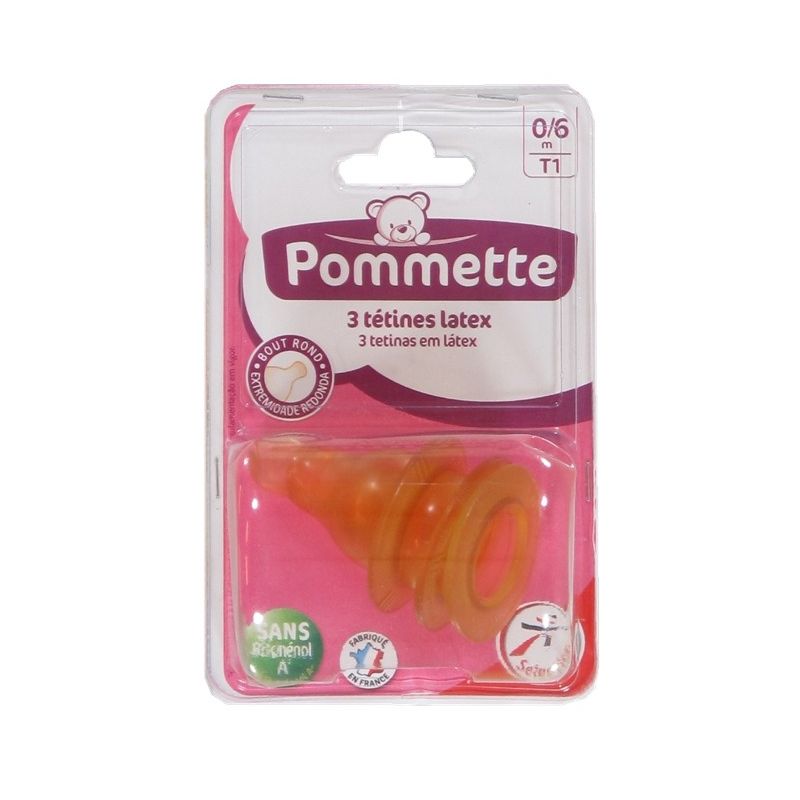 Pommette 3 Tet Latex Rond T1