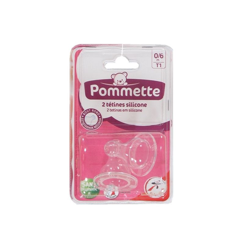 Pommette 2Tet Silicone Rond T1