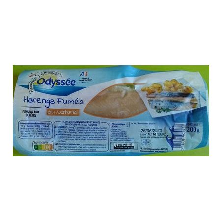 Odyssee Odyss Filet Hareng Nature 200G