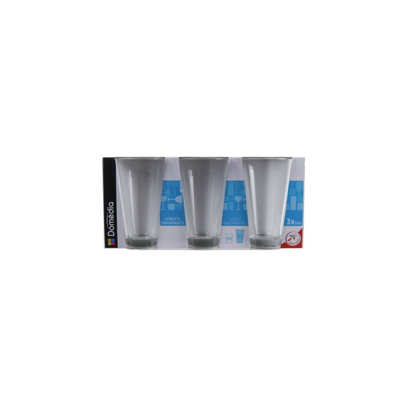 Domedia Dom Verre Conic Haut X3 33Cl