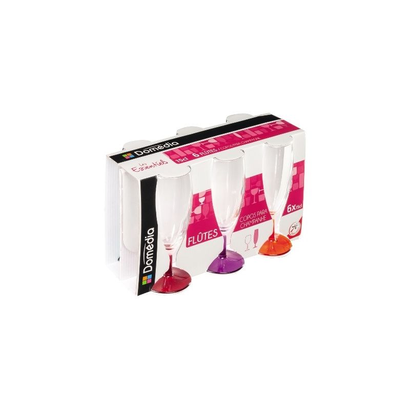 Domedia Dom 6 Flutes Arlequin 15Cl