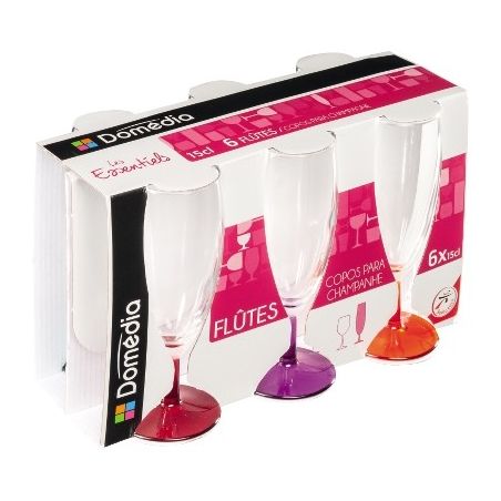 Domedia Dom 6 Flutes Arlequin 15Cl