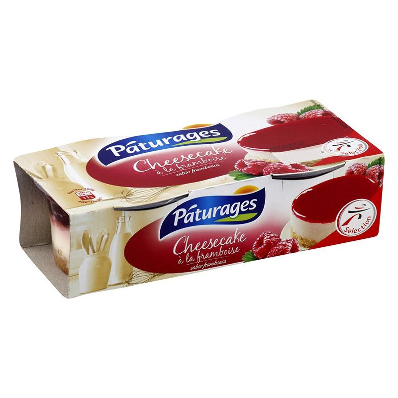 Paturages Pat.Cheesecake Frambois.2X100G