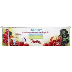 Netto Yt Fruits Rouges 8X125G
