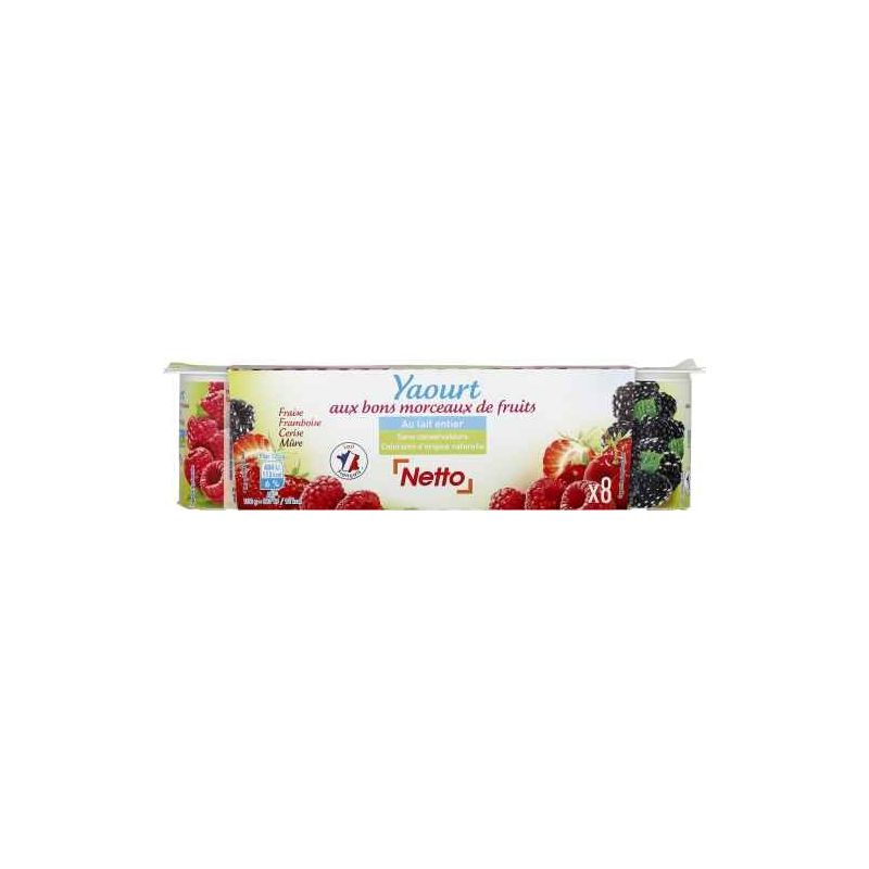 Netto Yt Fruits Rouges 8X125G