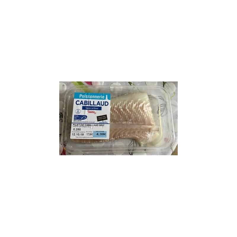 Selection Intermarche Filet Cabillaud Msc Sa 250Gr