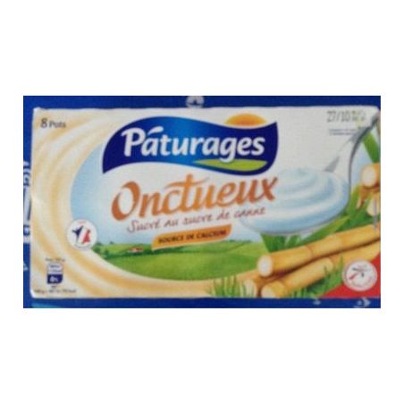 Paturages Pat.Onctueux Nat. Sucre 8X125G
