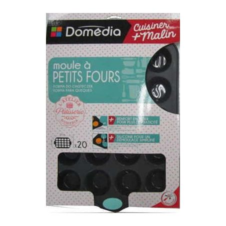 Domedia Dom Petit Four X20 Silic Gris