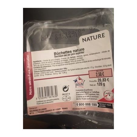 Selection Fe Sel Buchettes Nature 120G
