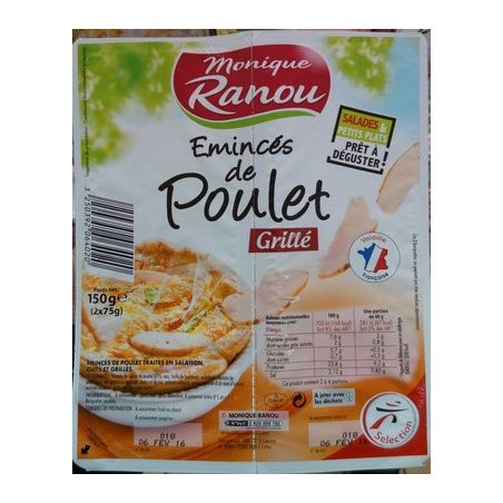 Ranou Emince Plt Grillex2 150G