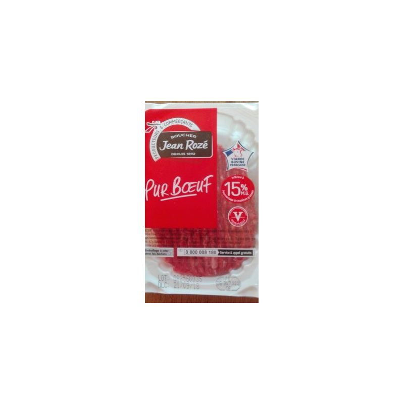 Jean Roze J.Roze Steak Hac.15% 2X125G