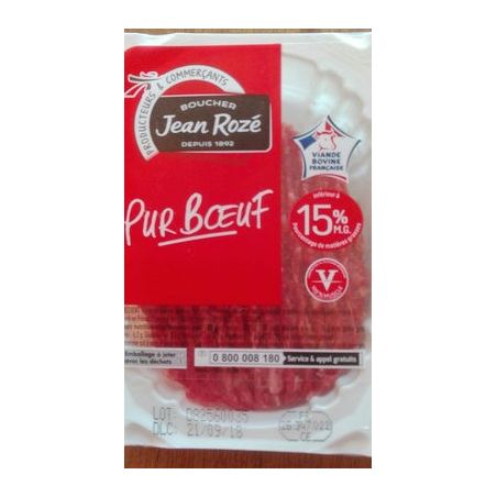 Jean Roze J.Roze Steak Hac.15% 2X125G