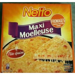 Netto Pizza Maxi Fromage 600G