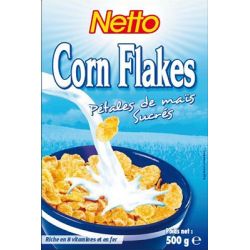 Netto Corn Flakes Sucres 500G