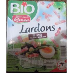 Ranou Lardons Fumes Bio 2X75G