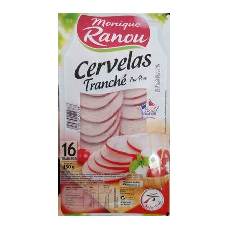 Ranou Cervelas Tranche 150Gr
