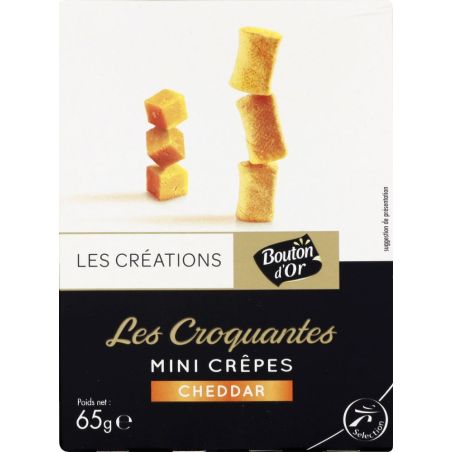 Les Creat. Crepes Cheddar 65G