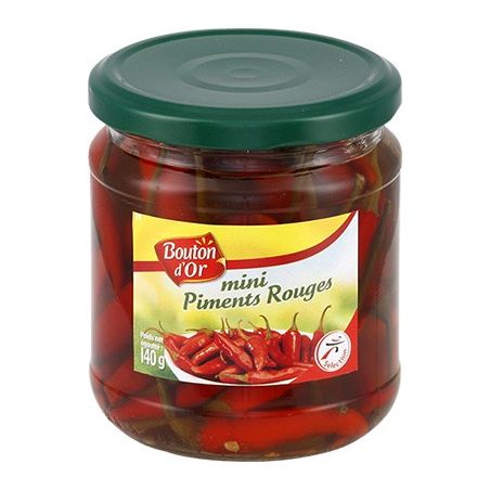 Bouton Or Piment Rouge 140G
