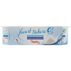 Netto Yt Nature 0%Mg 8X125G