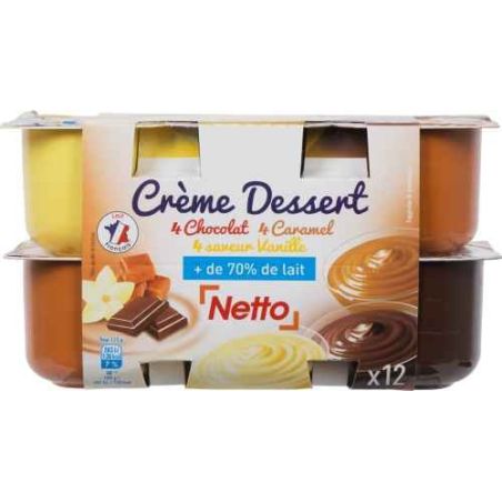 Netto Creme Dessert Pan12X115G