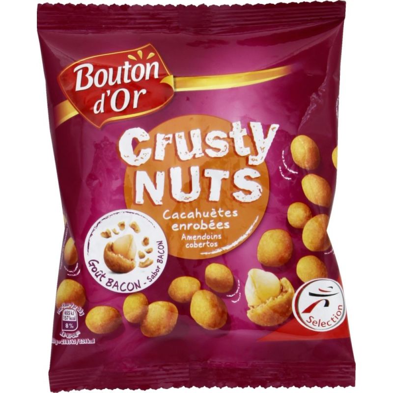 Bouton Dor Bo.Crusty Nuts Bacon 125G