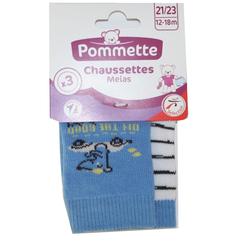 Pommette Pmt 2 Chaussettes Road 15/17