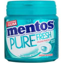 Mentos Gum Pure Fresh Chewing Box Wintergreen 100G