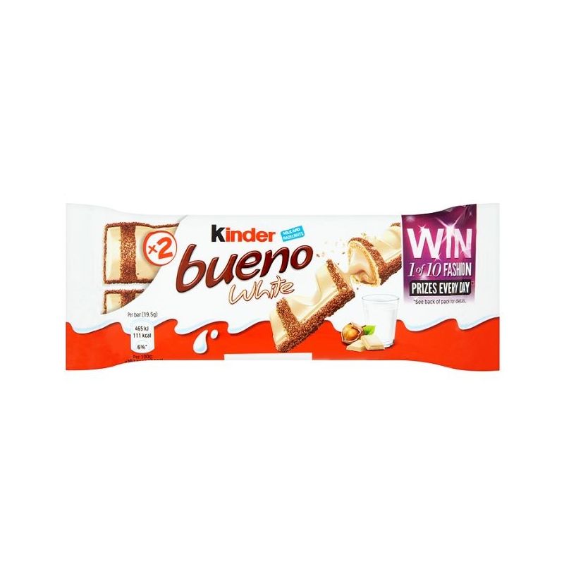 Kinder Bueno White Barres Piece 39G