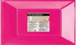 Domedia Dom Ass Carree 23Cm X6 Fuchsia