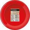 Domedia Dom Ass Ronde 23Cm X6 Rouge