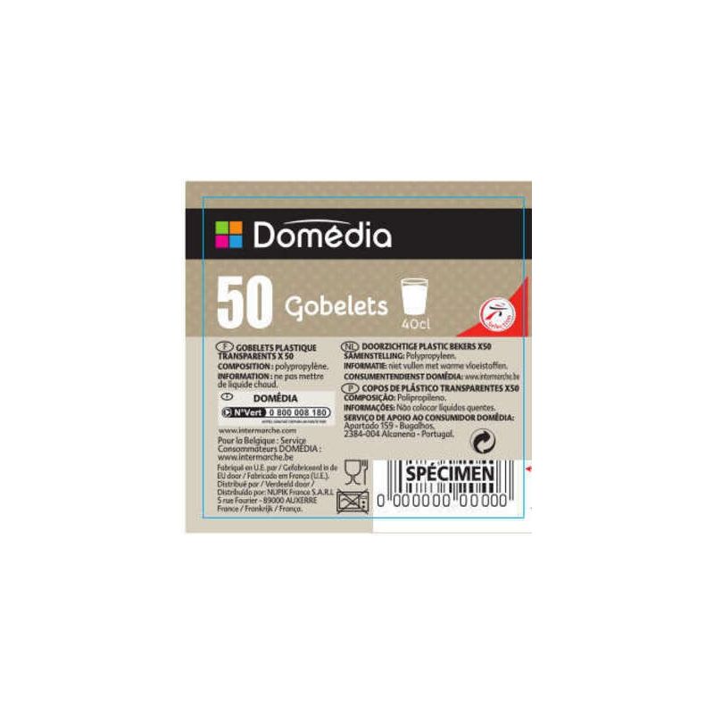 Domedia Dom Gob 50Cl X50 Transparent