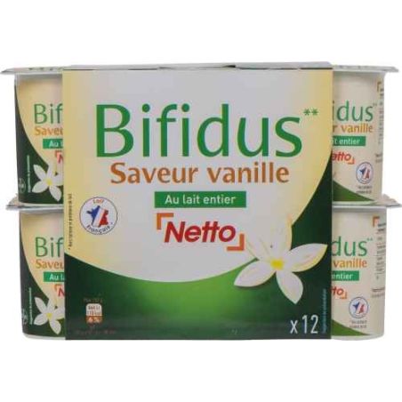 Netto Bifidus Vanille 12X125G