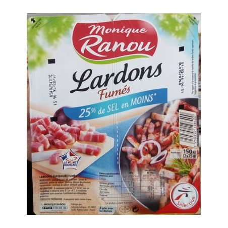 Ranou Lardon Tsr Fume X2 150G