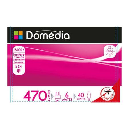 Domedia Dom Amp Led Flam Dep 40W E14