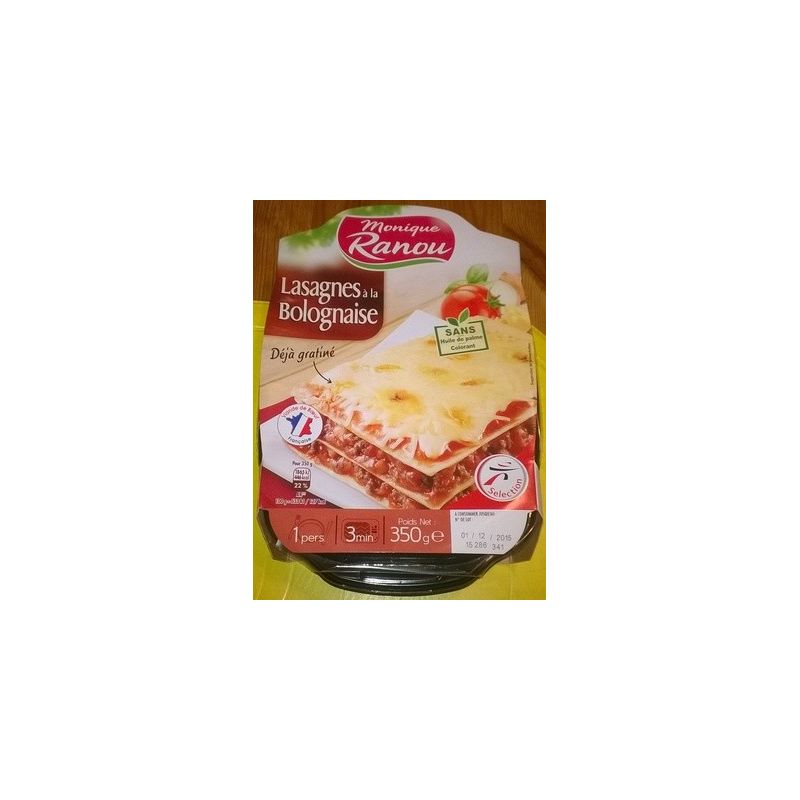 Ranou Lasagne Bolognaise 350G