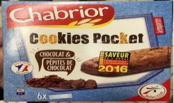 Chabrior Chab.Barr Cookie Chocolat 130G