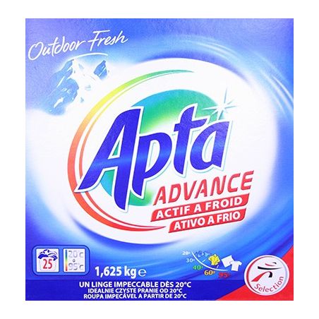 Apta Lessive Poudre Advance Actif À Froid 25 Doses 1,625K