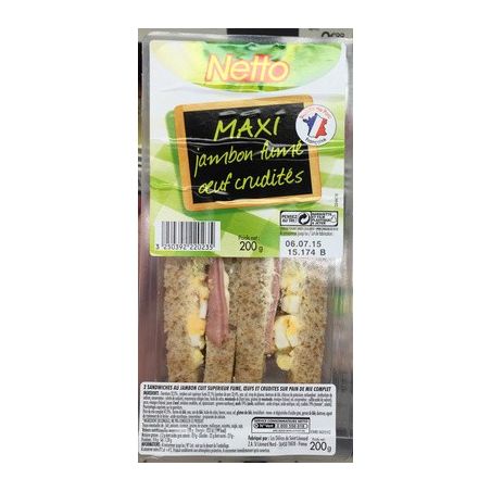 Netto Sandw Maxi Jbn Fume 200G