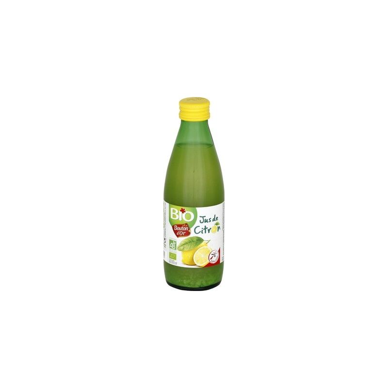Bouton Dor Or Jus Citron Bio 25Cl