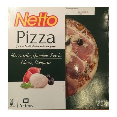 Netto Pizza Pm Tosca Speck380G