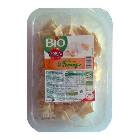 Fiorini Fior Ravioli Fromages Bio 250G