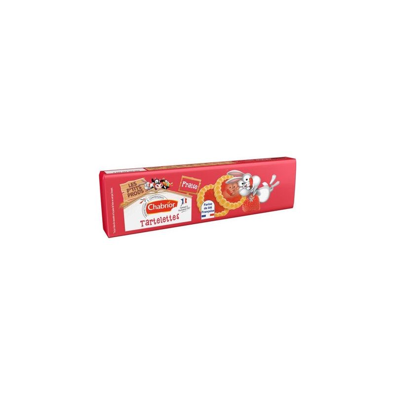 Chabrior Chab Tartelet.Rdes Fraise 150G