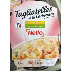 Netto Tagliatelles Carbo 330G